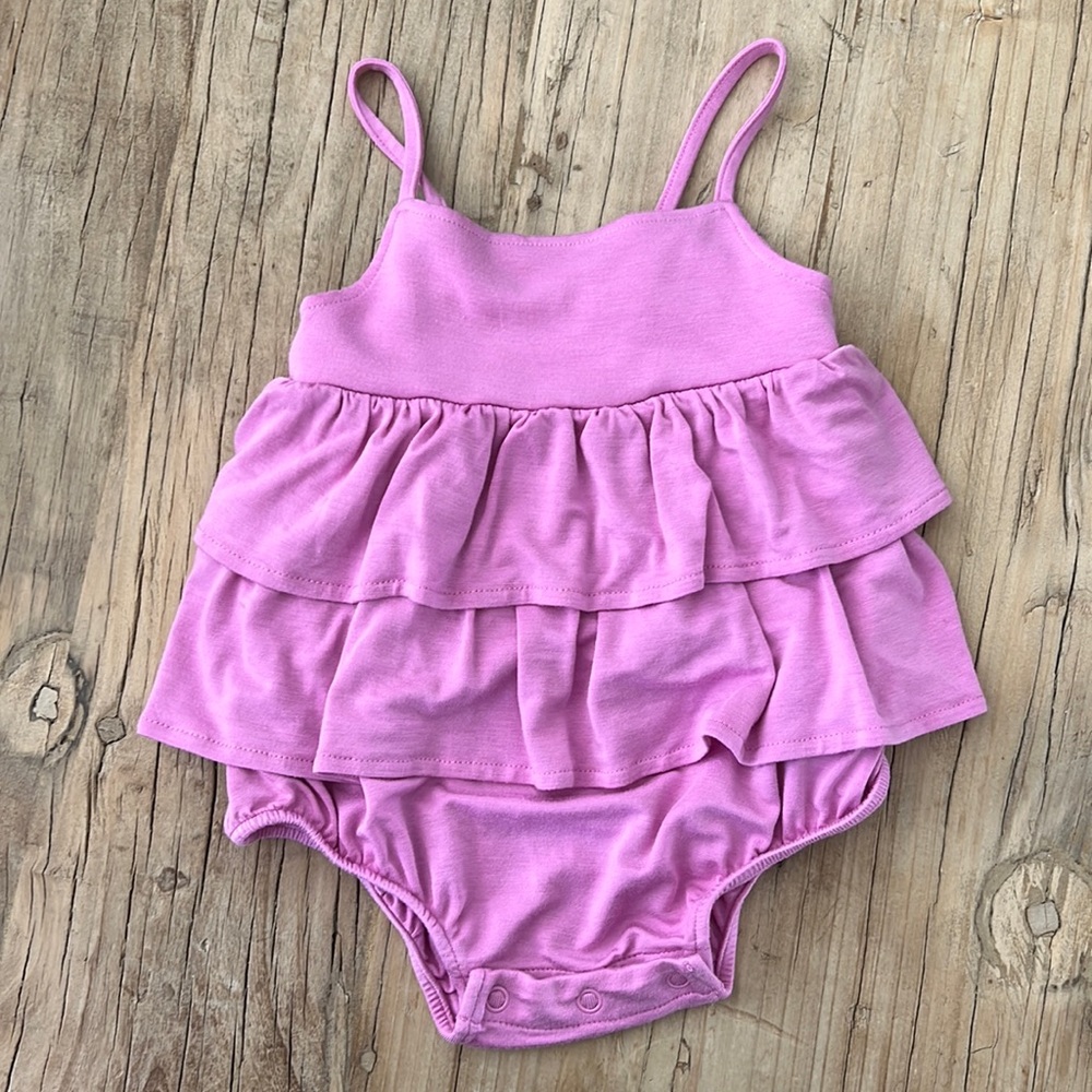 Posh Peanut Ruffle Bloomer-size 6-12m